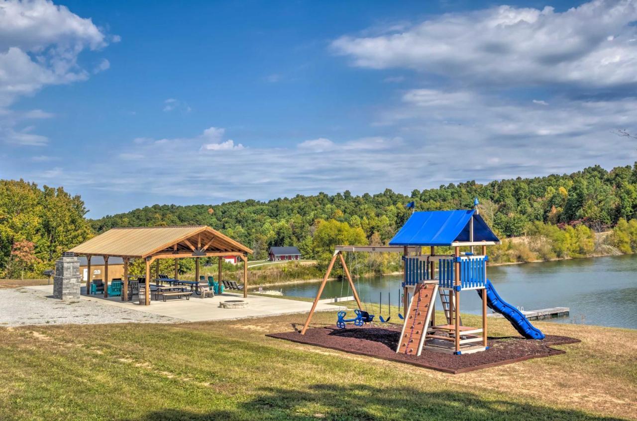 Lakefront Cabin Private Dock, Trails, Cave, Etc! Villa Cub Run Exterior photo